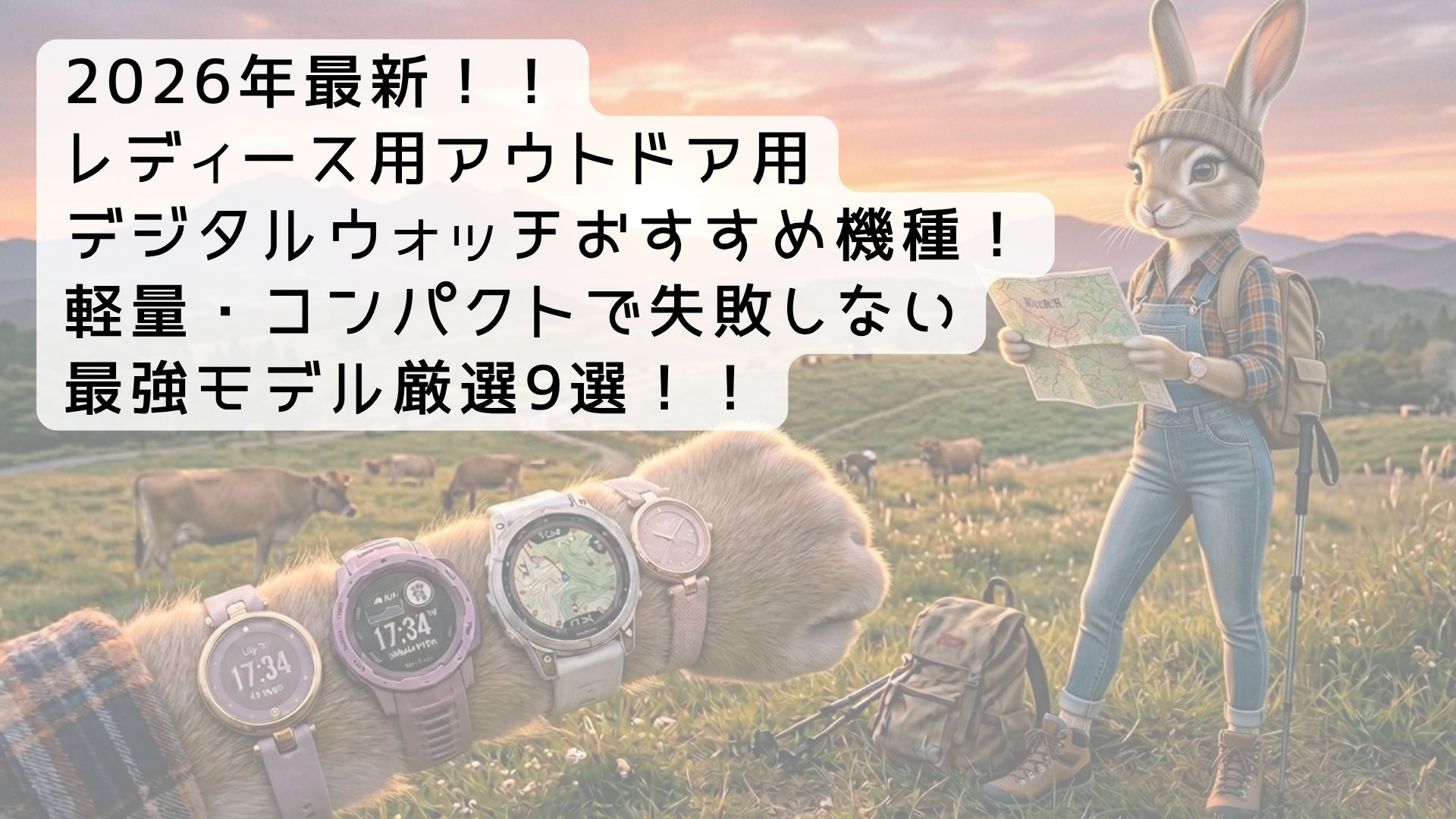 2026年最新｜レディース用アウトドア用デジタルウォッチおすすめ機種！軽量・コンパクトで失敗しない最強モデル厳選9選